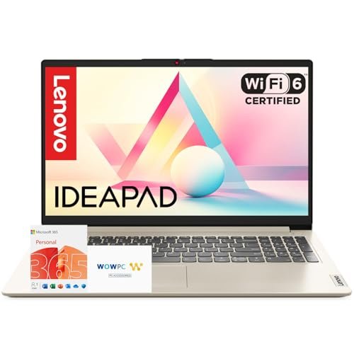 Lenovo IdeaPad 15.6" Business Laptop • Microsoft Office 365 • 1.1TB Storage • DDR4 • Intel Dual core • 1TB Cloud and 128GB SSD • WiFi 6 • Copilot AI • HDMI • Windows 11 no Mouse • Essential Laptop