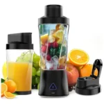 Portable Blender, 360 Watt Personal Blender Shakes and Smoothies, Black