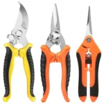 EWPJDK 3 Pack Garden Pruning Shears Scissors Clippers Stainless Steel