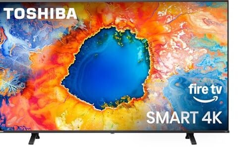 TOSHIBA 43" Class C350 Series LED 4K UHD Smart Fire TV, Voice Remote with Alexa, Free & Live TV